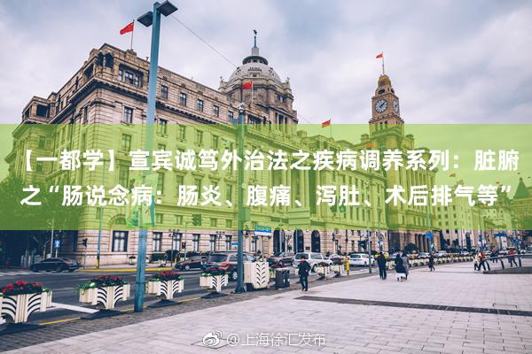 【一都学】宣宾诚笃外治法之疾病调养系列：脏腑之“肠说念病：肠炎、腹痛、泻肚、术后排气等”