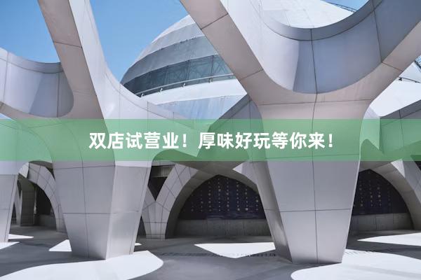 双店试营业！厚味好玩等你来！