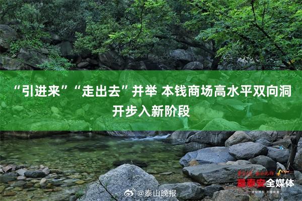 “引进来”“走出去”并举 本钱商场高水平双向洞开步入新阶段
